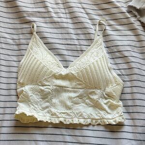 Lace Bralette in Cream